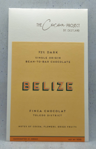 The Cocoa Project by Eastland - Belize Single Origin 72% Finca Chocolate