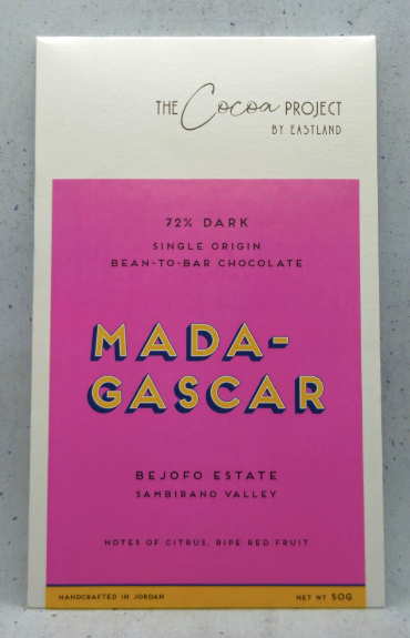 The Cocoa Project by Eastland - Madagascar Single Origin 72% Bejofo Estate