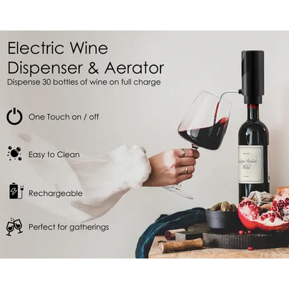 Rechargeable Electric Wine Aerator / Dispenser