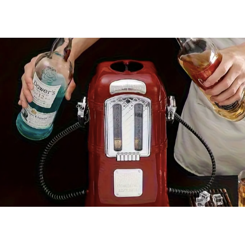 Vintage Dual-Barrel Liquor Dispenser