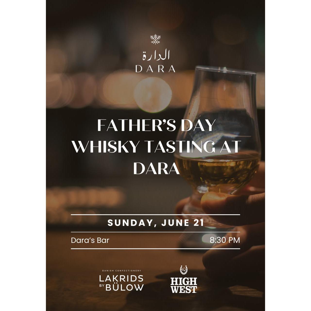 Father’s Day Whisky Tasting at Dara X LAKRIDS BY BÜLOW