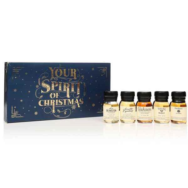5 Dram Blue Christmas Whisky Tasting Set