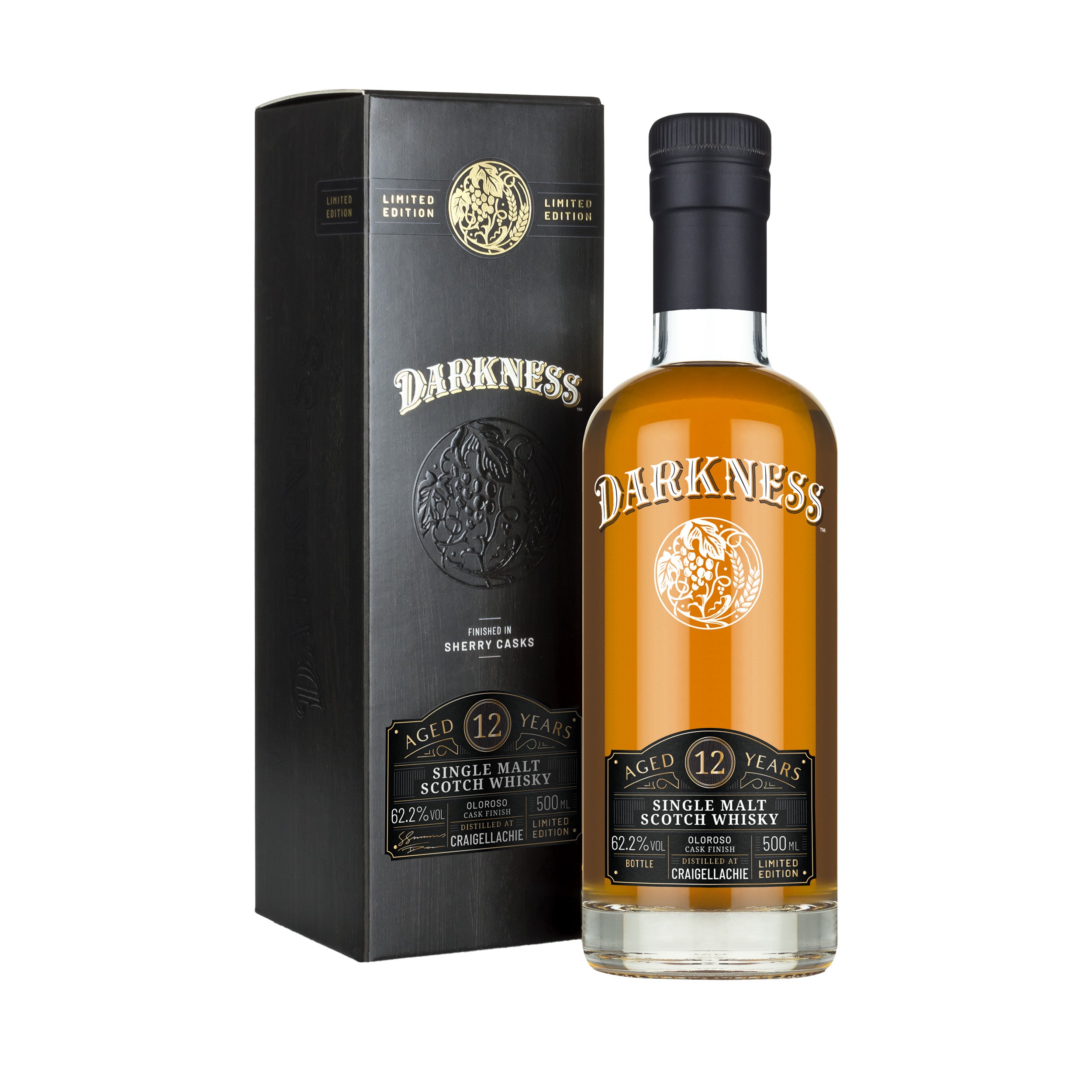 Darkness Craigellachie 12 Year Old Oloroso Cask Finish Single Malt Whisky