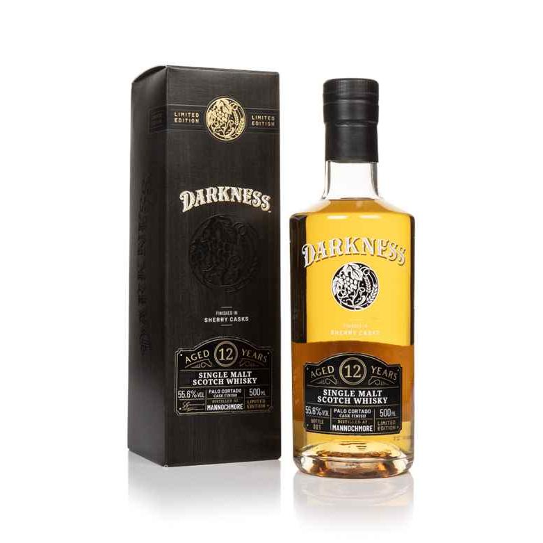 Darkness Mannochmore 12 Year Old Palo Cortado Cask Finish Single Malt Whisky