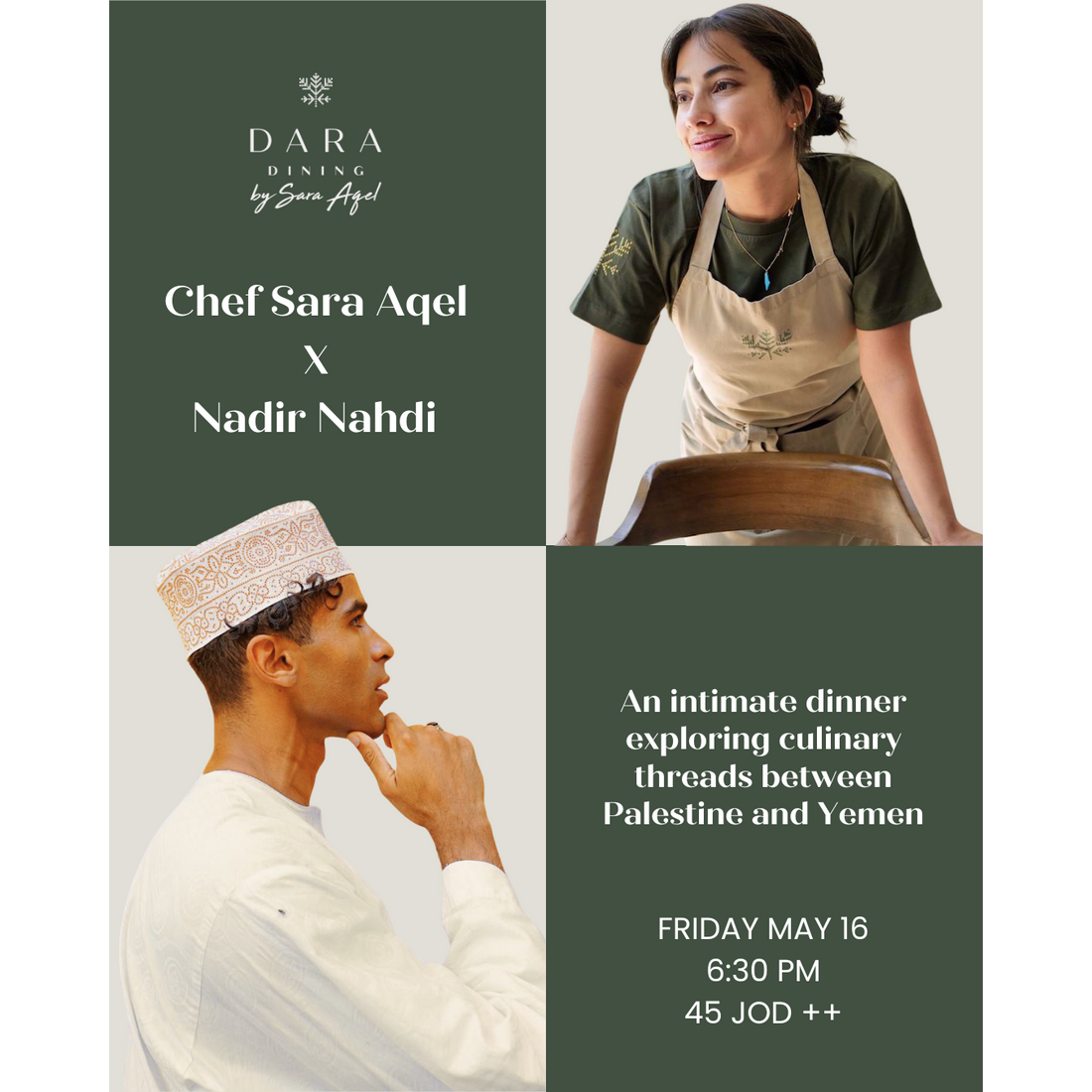 Nadir Nahdi x Chef Sara Aqel