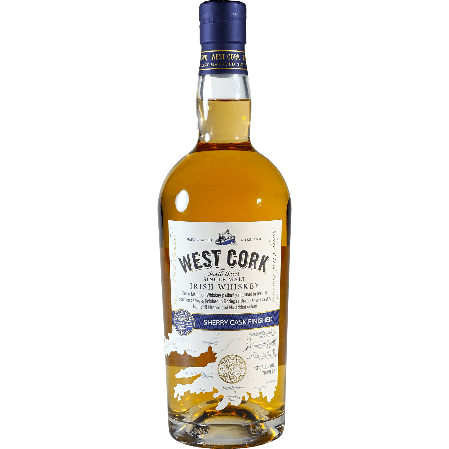 West Cork Sherry Cask Single Malt Irish Whiskey