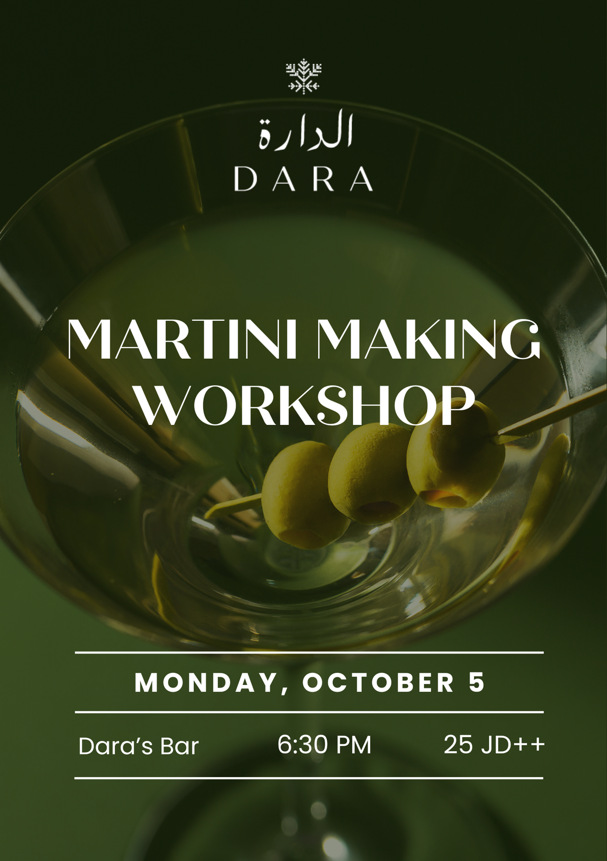 Martini Making Workshop