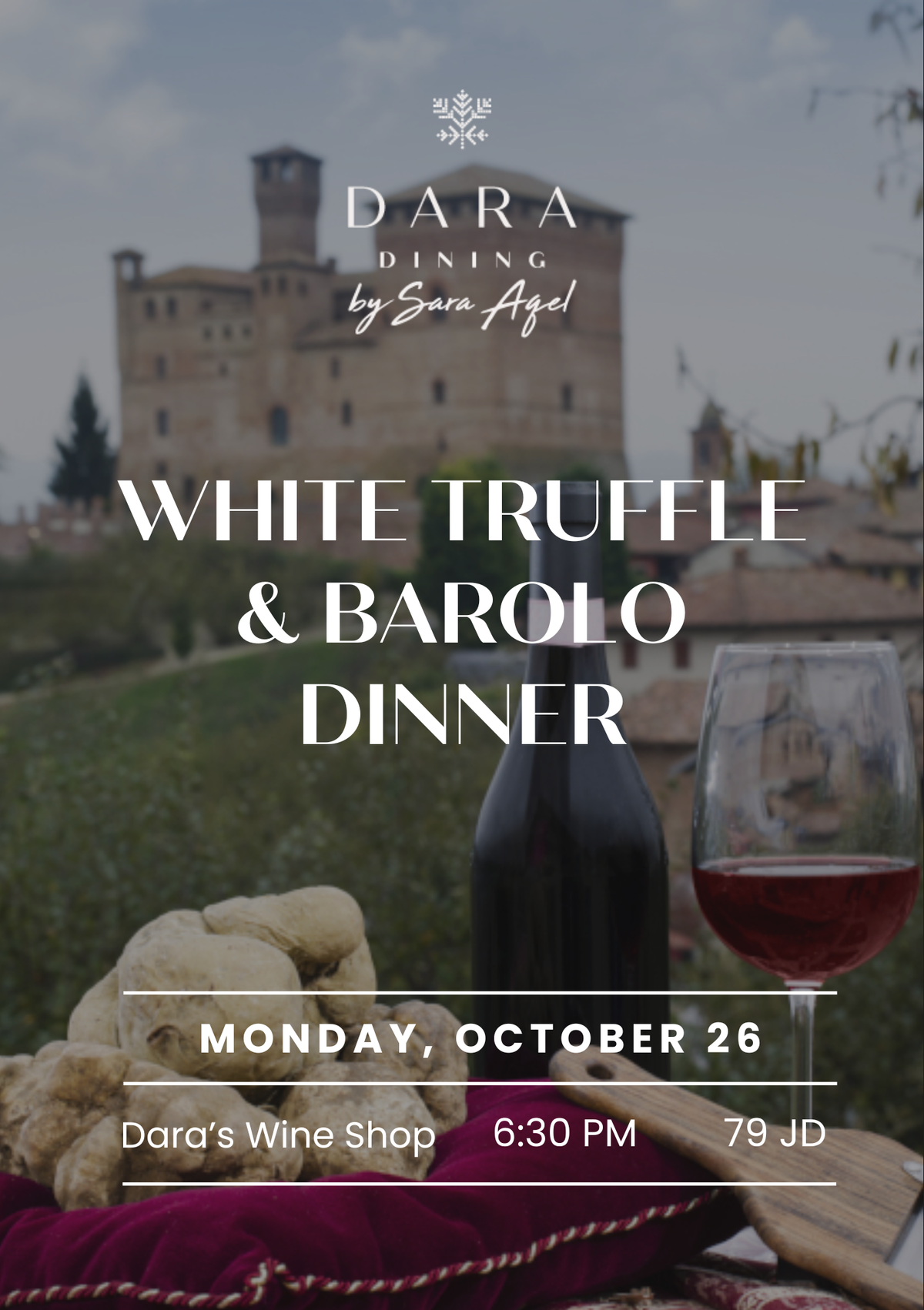 White Truffle &amp; Barolo Dinner at Dara