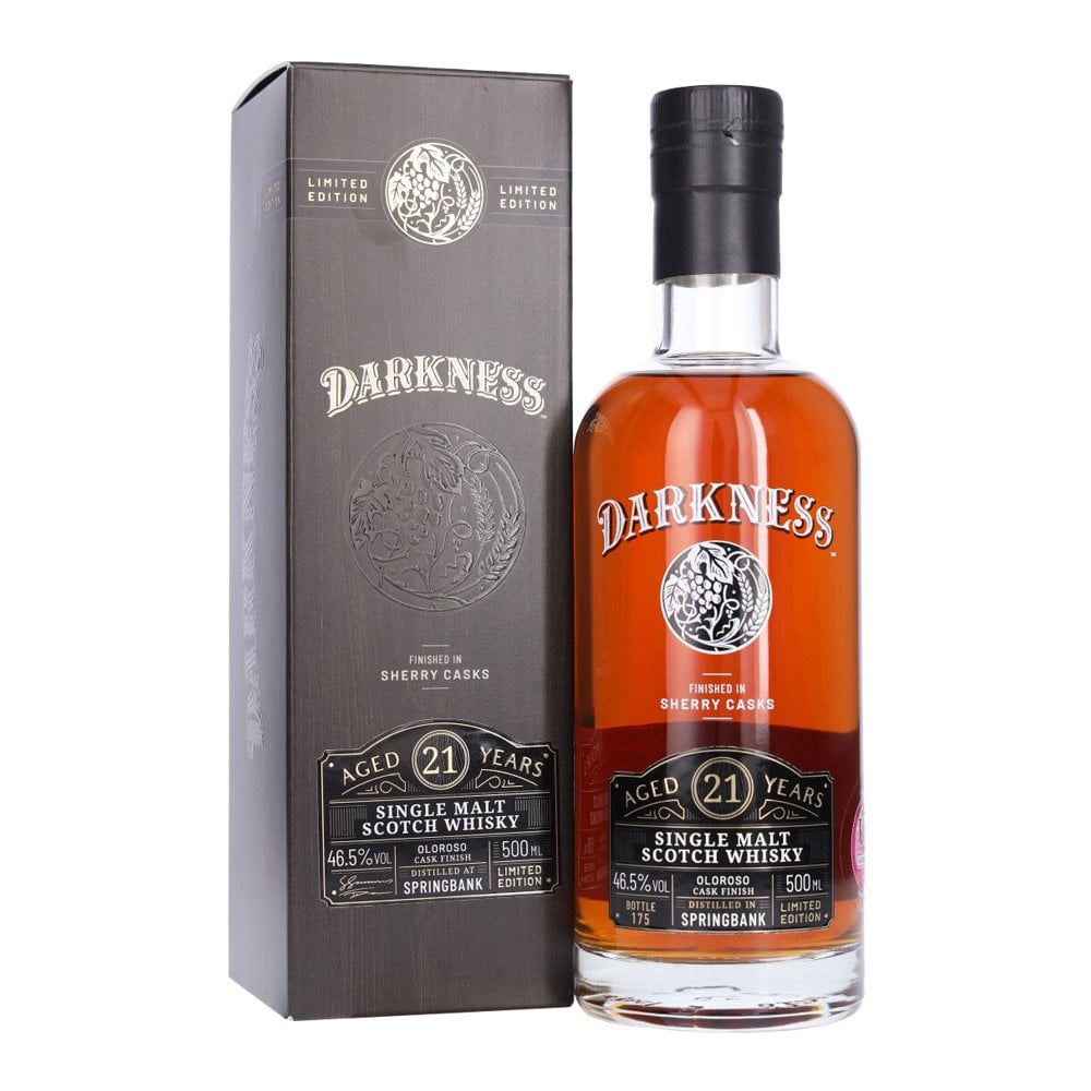 Darkness Springbank 21 Year Old Oloroso Cask Finish Single Malt Whisky