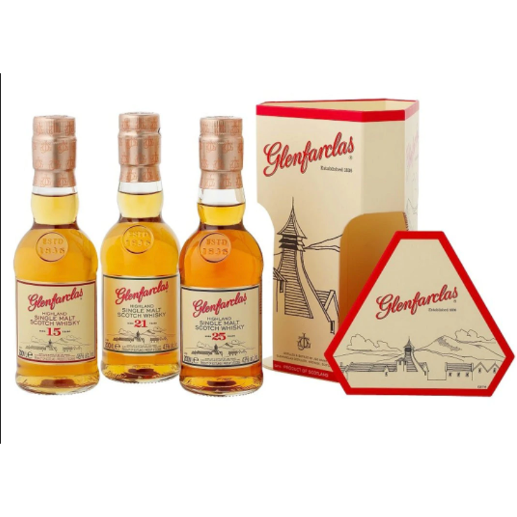 Glenfarclas 15Y/21Y/25Y (Gift Pack)